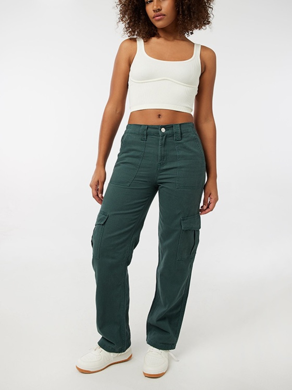 Ardene Cargo Pants - Dark Teal color